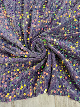 Load image into Gallery viewer, Velvet sequin orchid