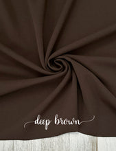 Load image into Gallery viewer, Crepe deep brown