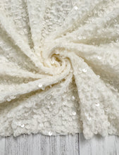 Load image into Gallery viewer, Velvet Sequin cream