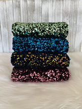 Load image into Gallery viewer, Velvet sequin sage