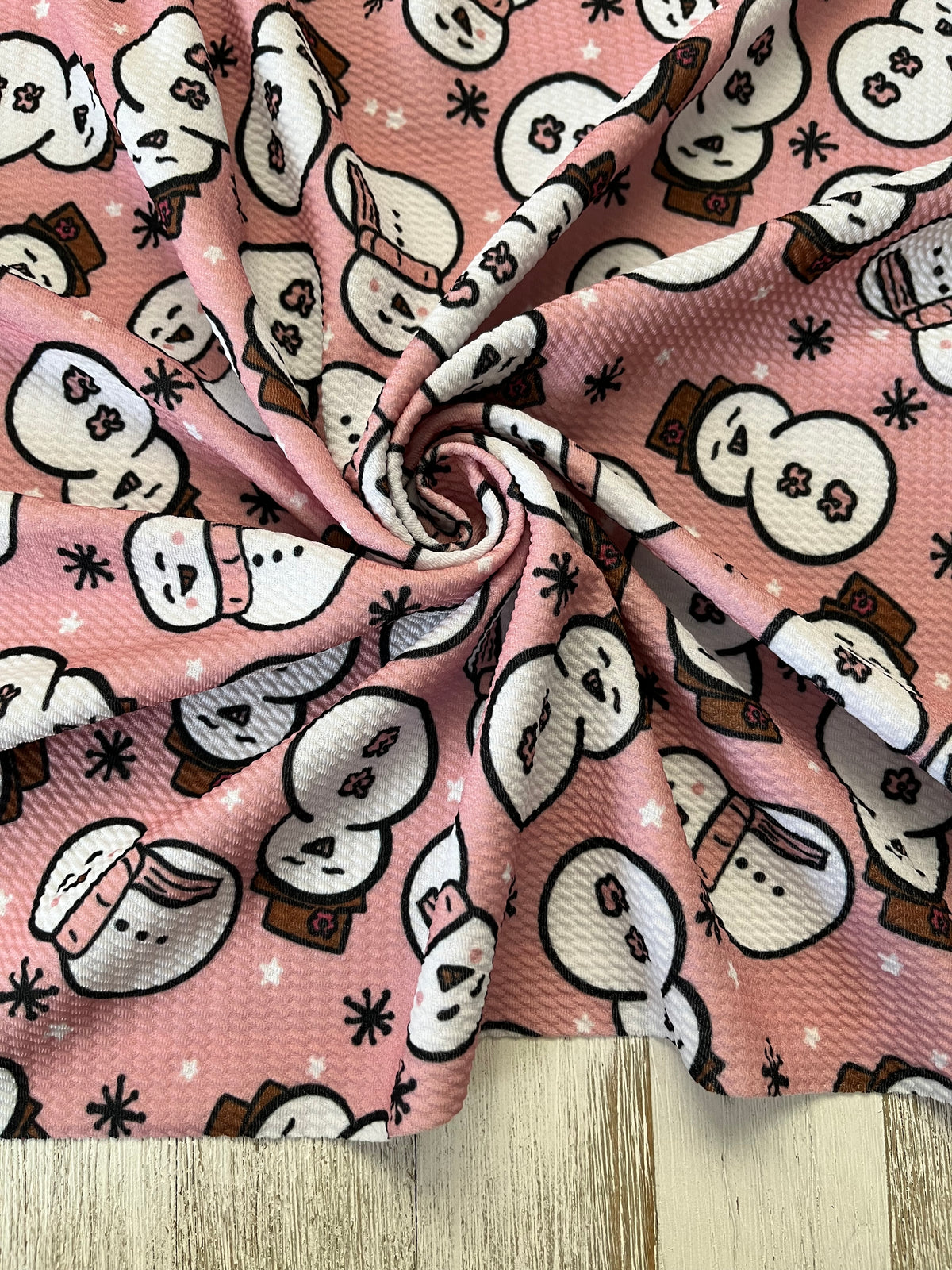 Bullet pink snowman