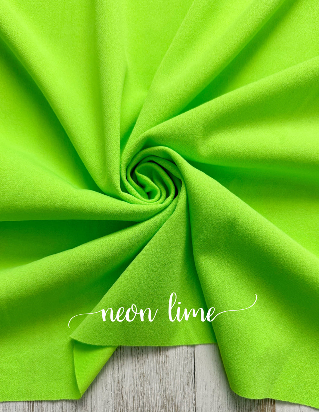 Crepe neon lime