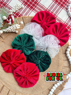 Pleated velvet (thick)