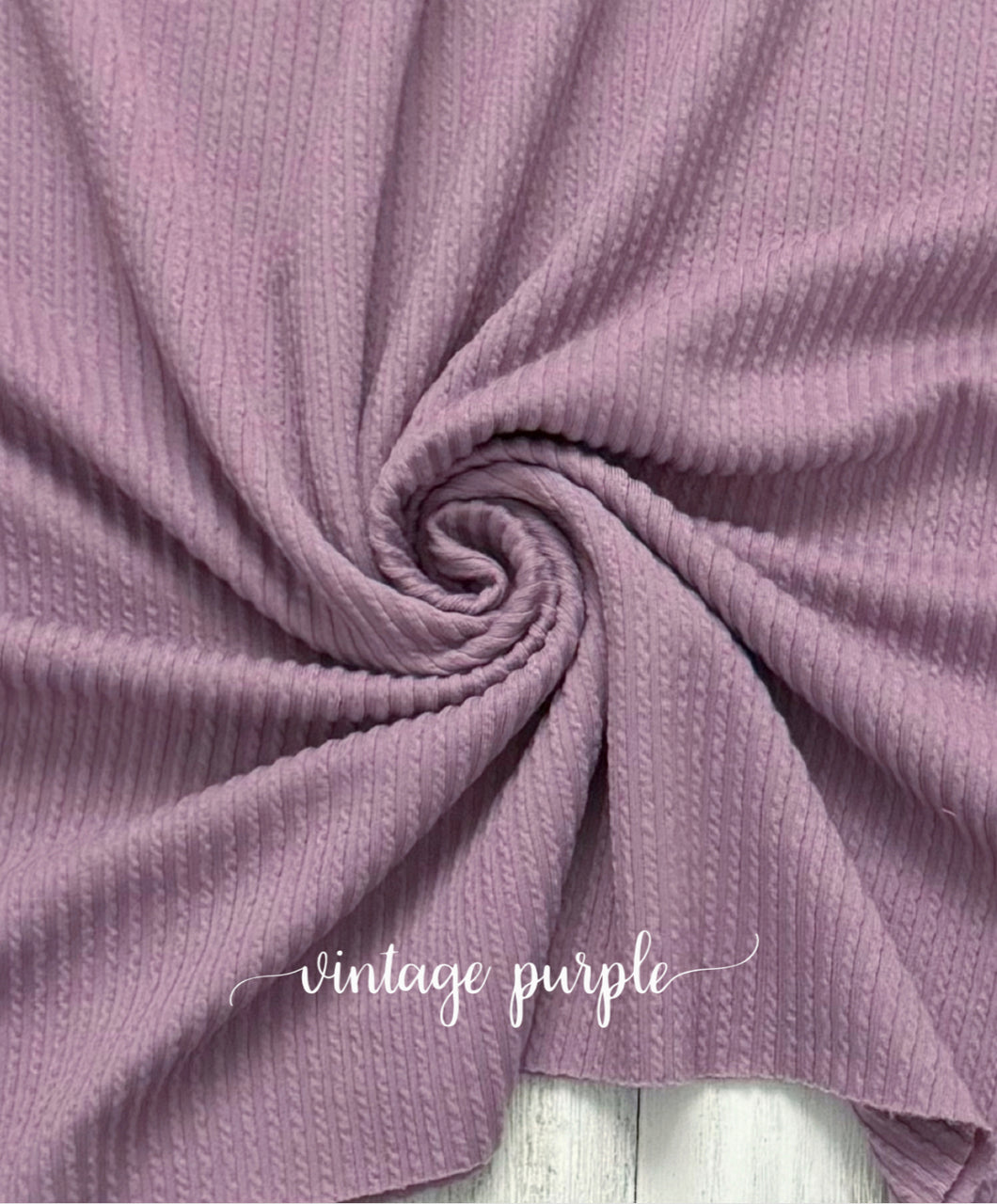 WAVED vintage purple