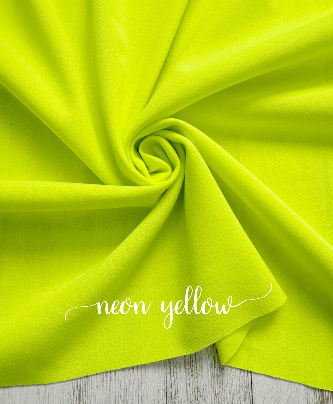 Crepe neon yellow