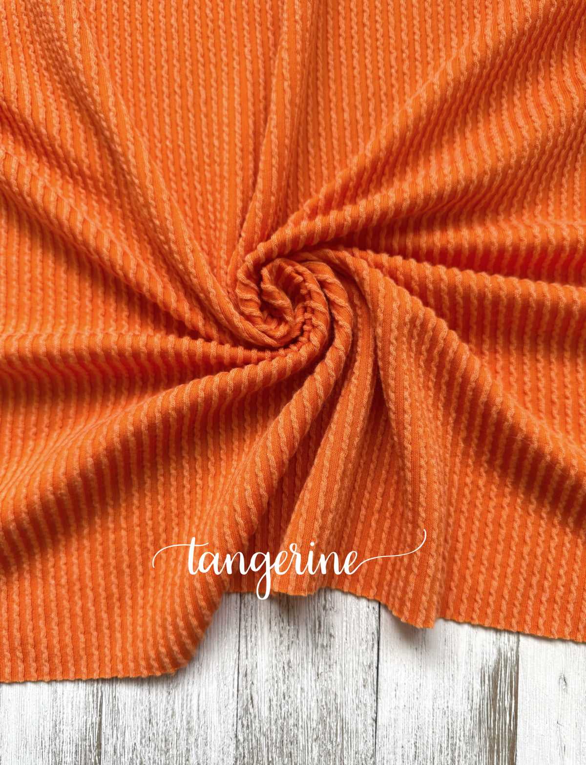 WAVED tangerine