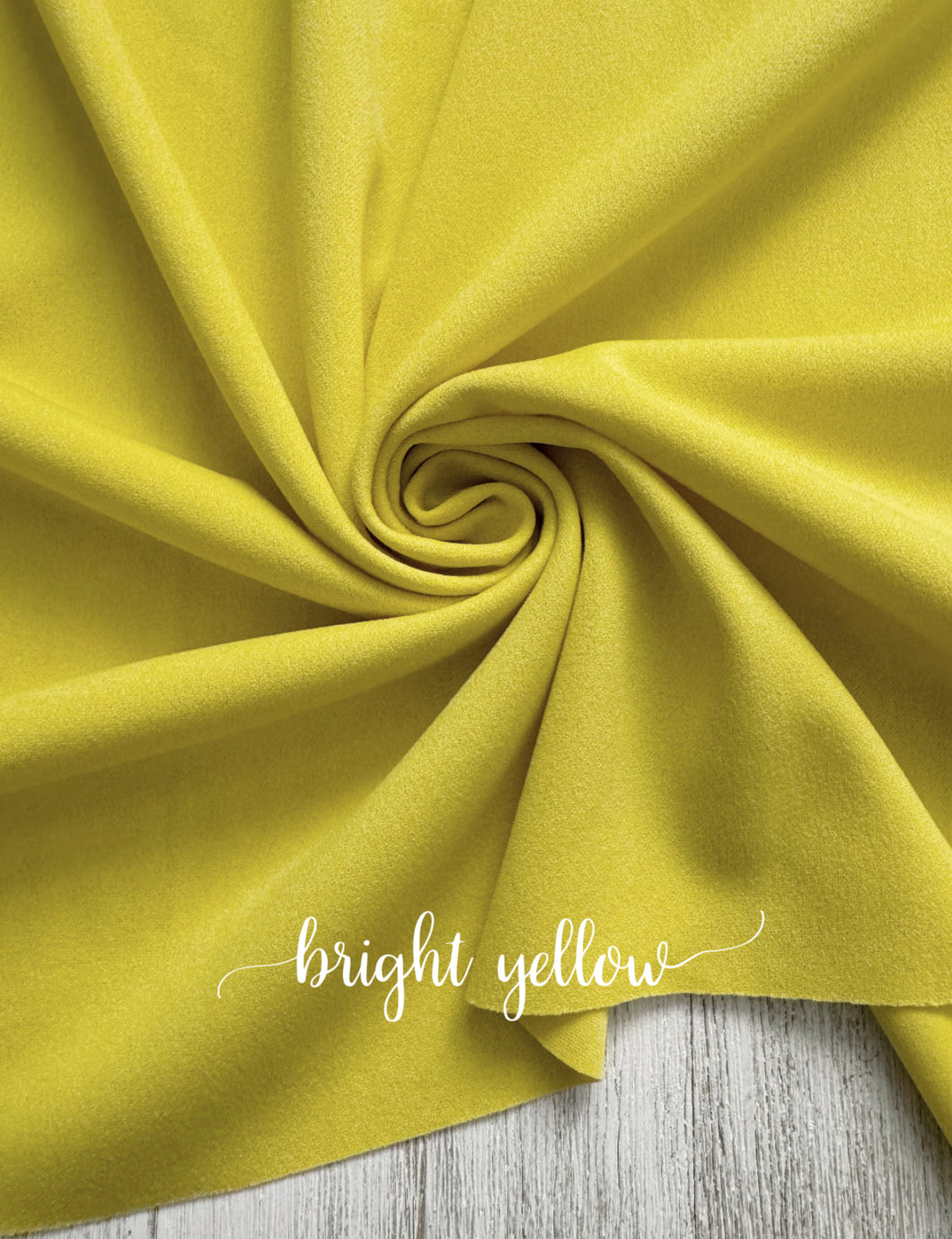 Crepe bright yellow