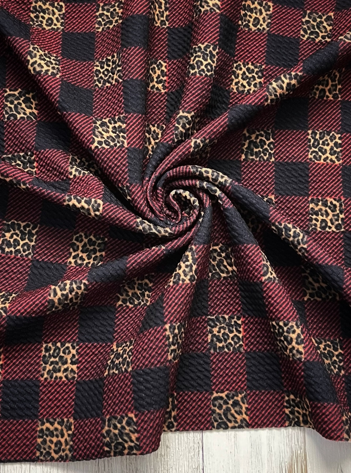 Bullet leopard plaid