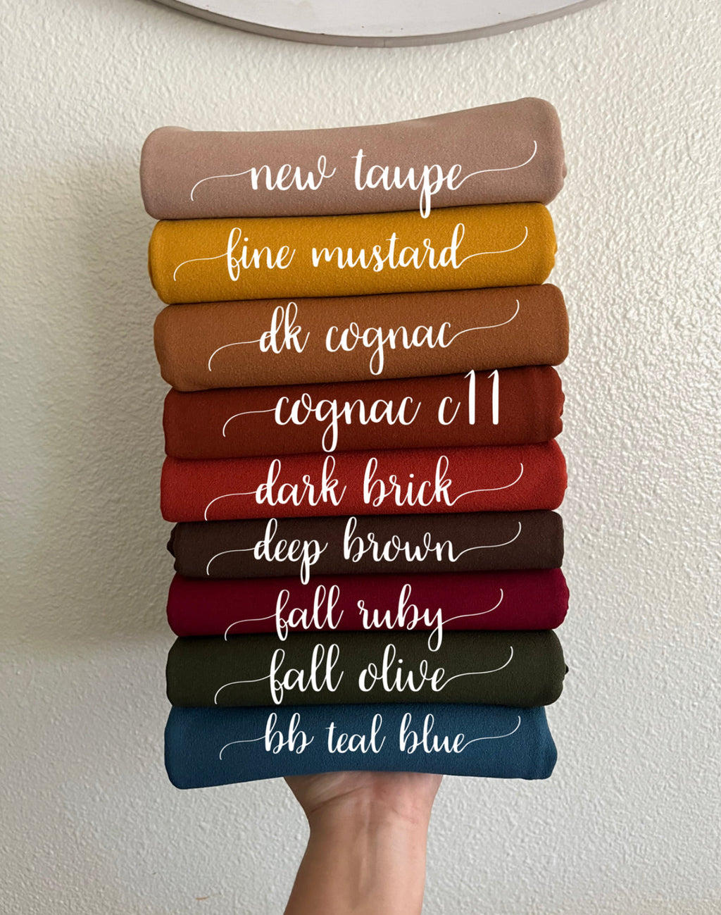 Crepe dk cognac