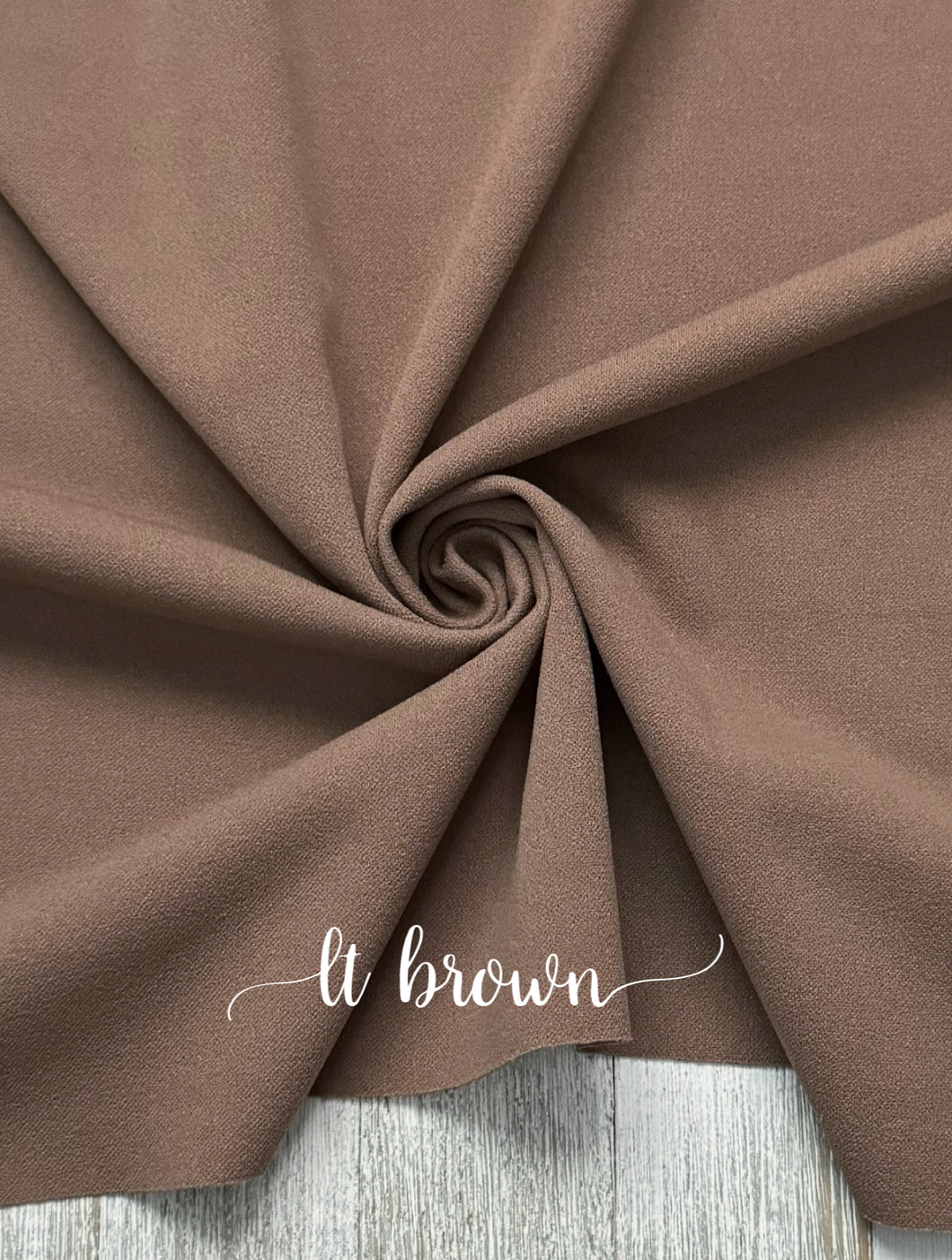 Crepe lt brown