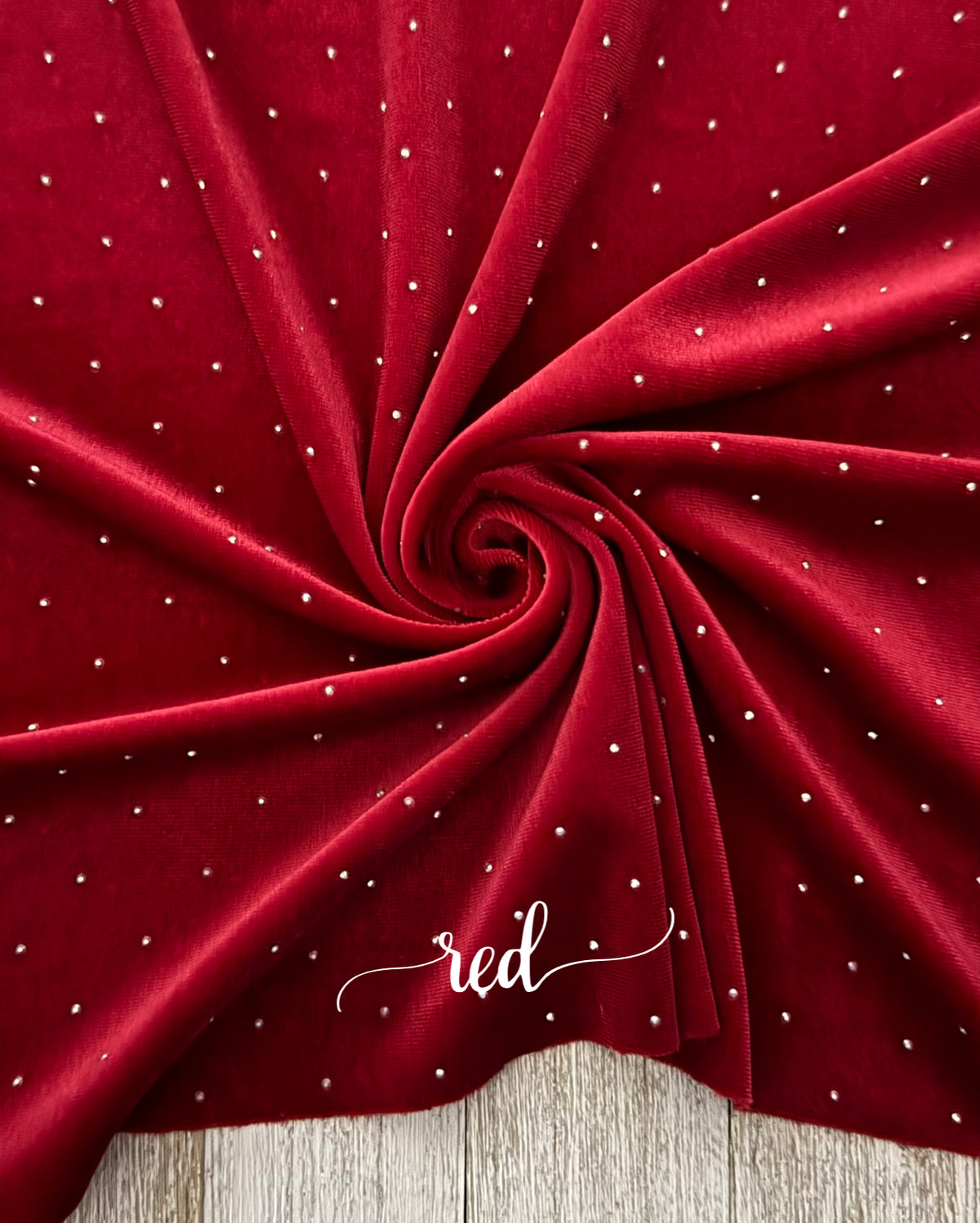 Rhinestones velvet