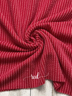 WAVED red