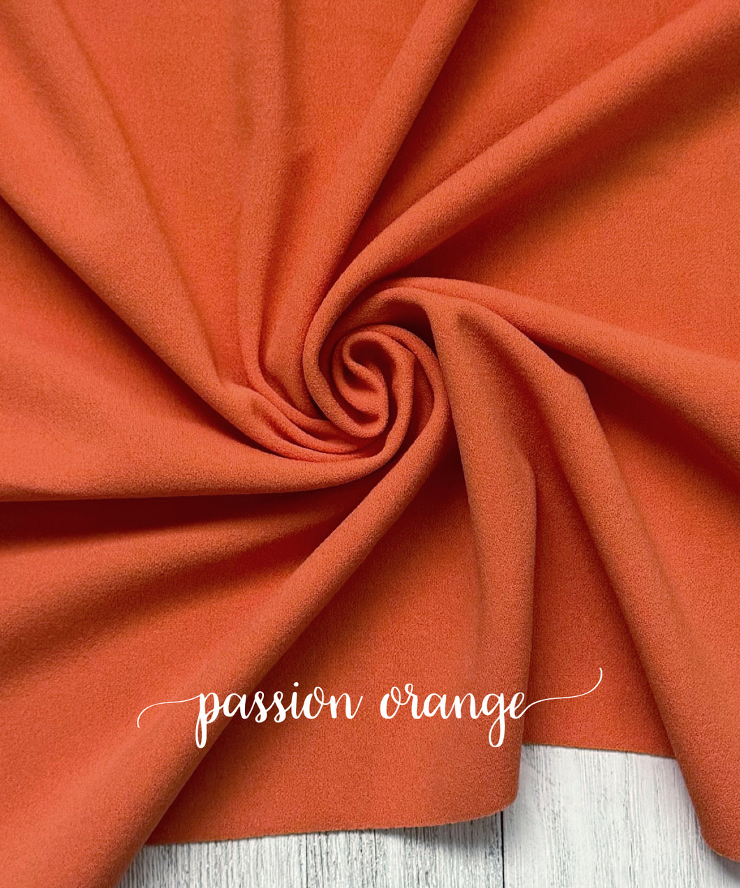 Crepe passion orange