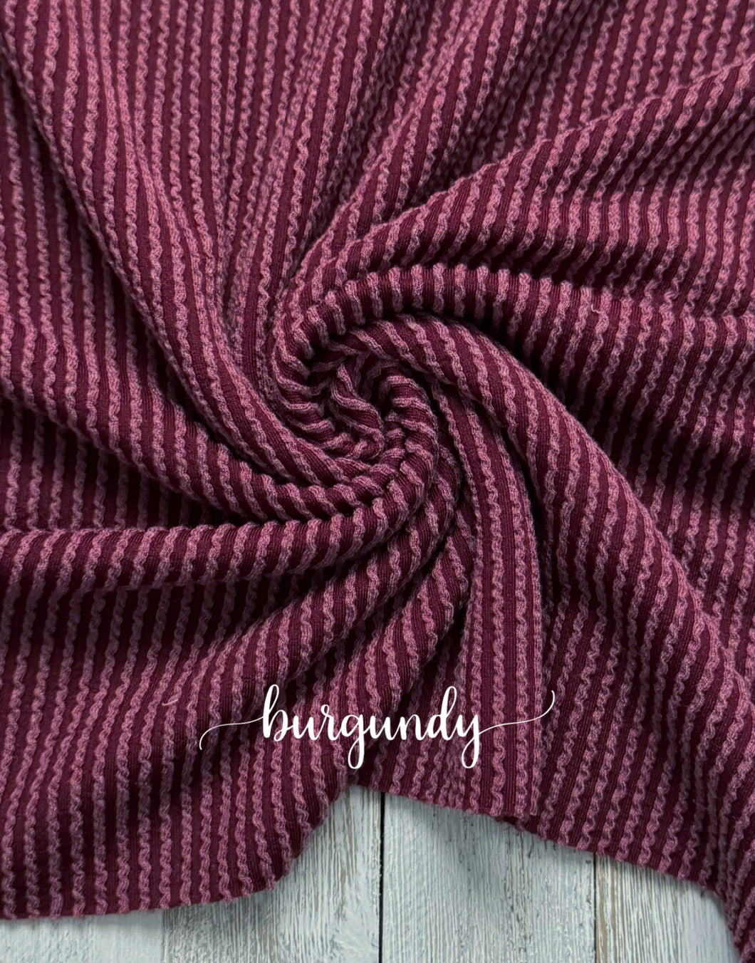 WAVED burgundy