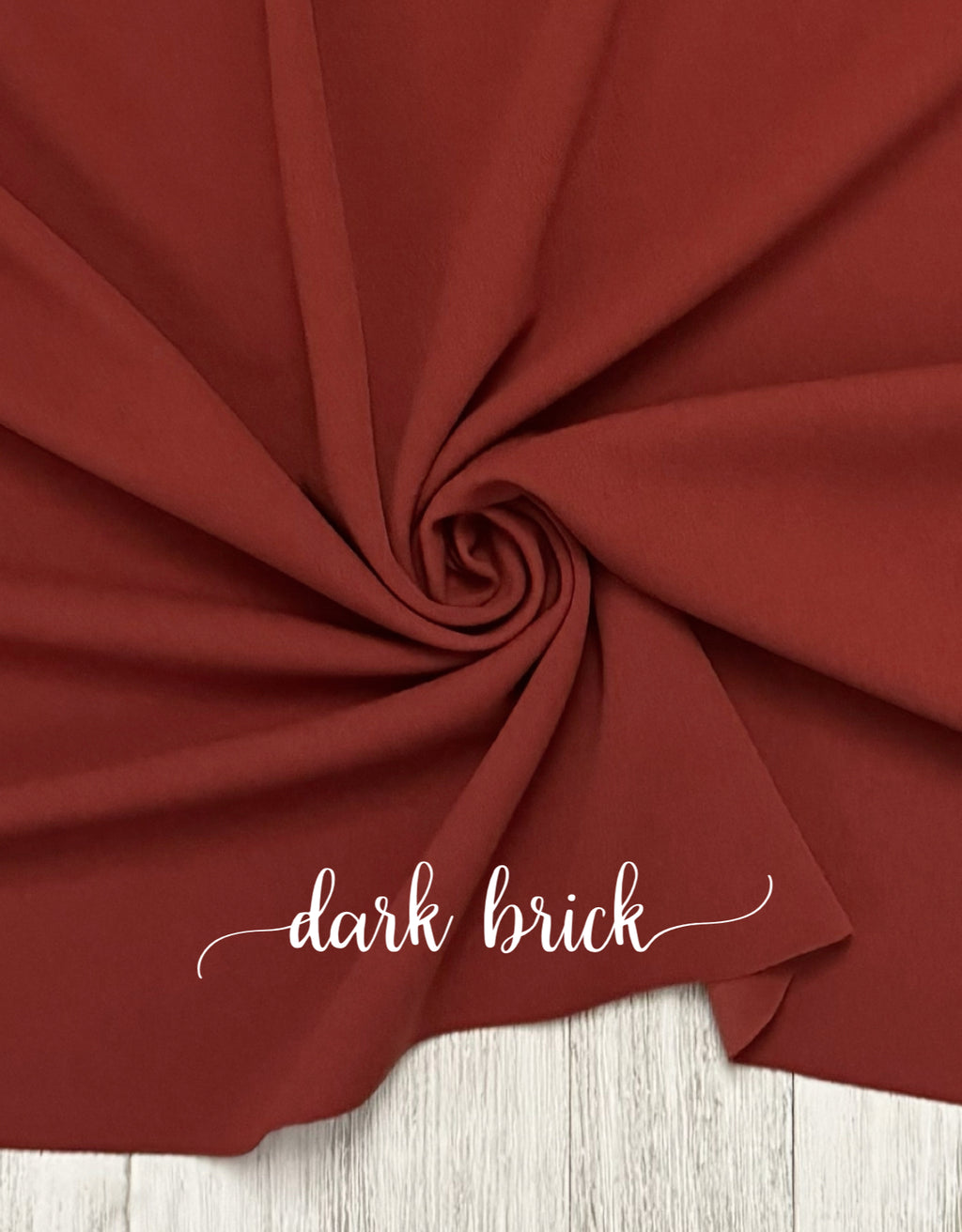Crepe dark brick