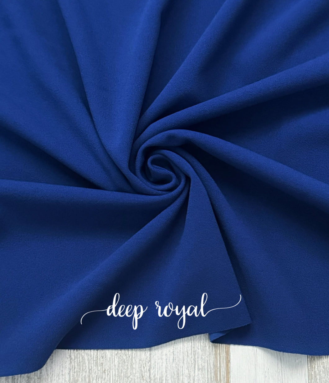 Crepe deep royal