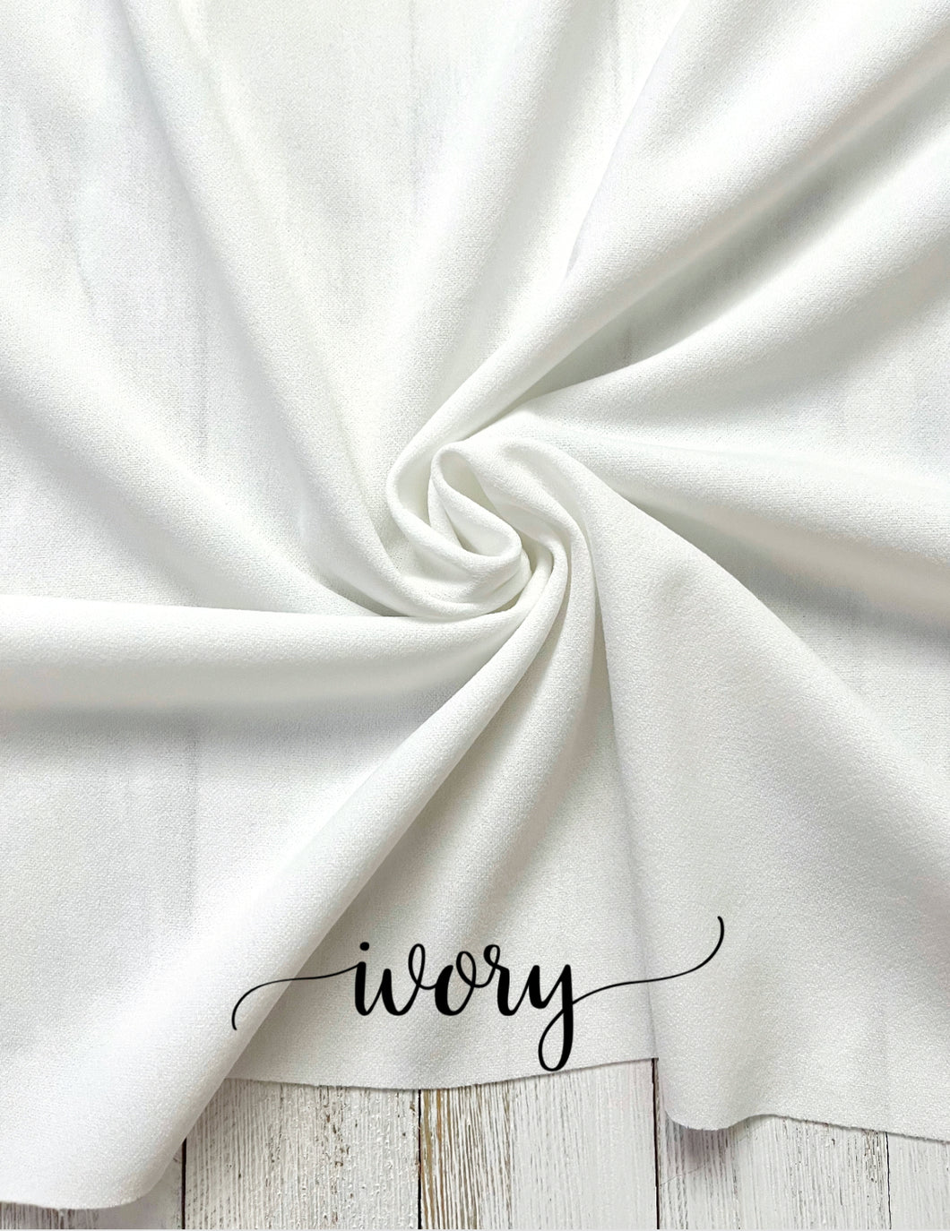 Crepe ivory