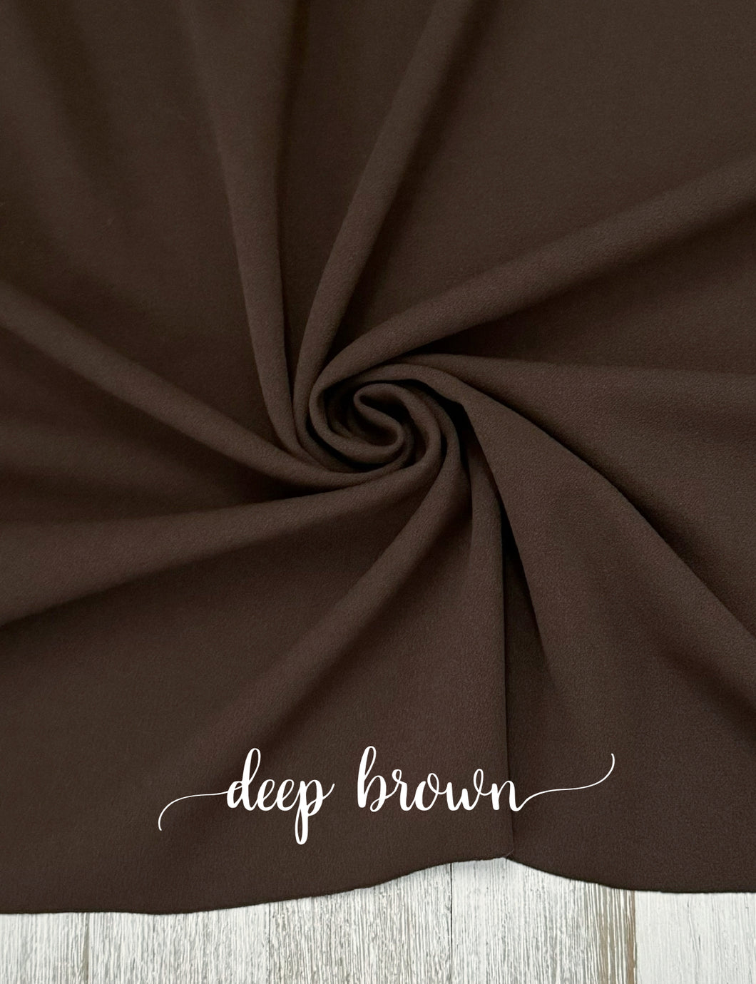 Crepe deep brown