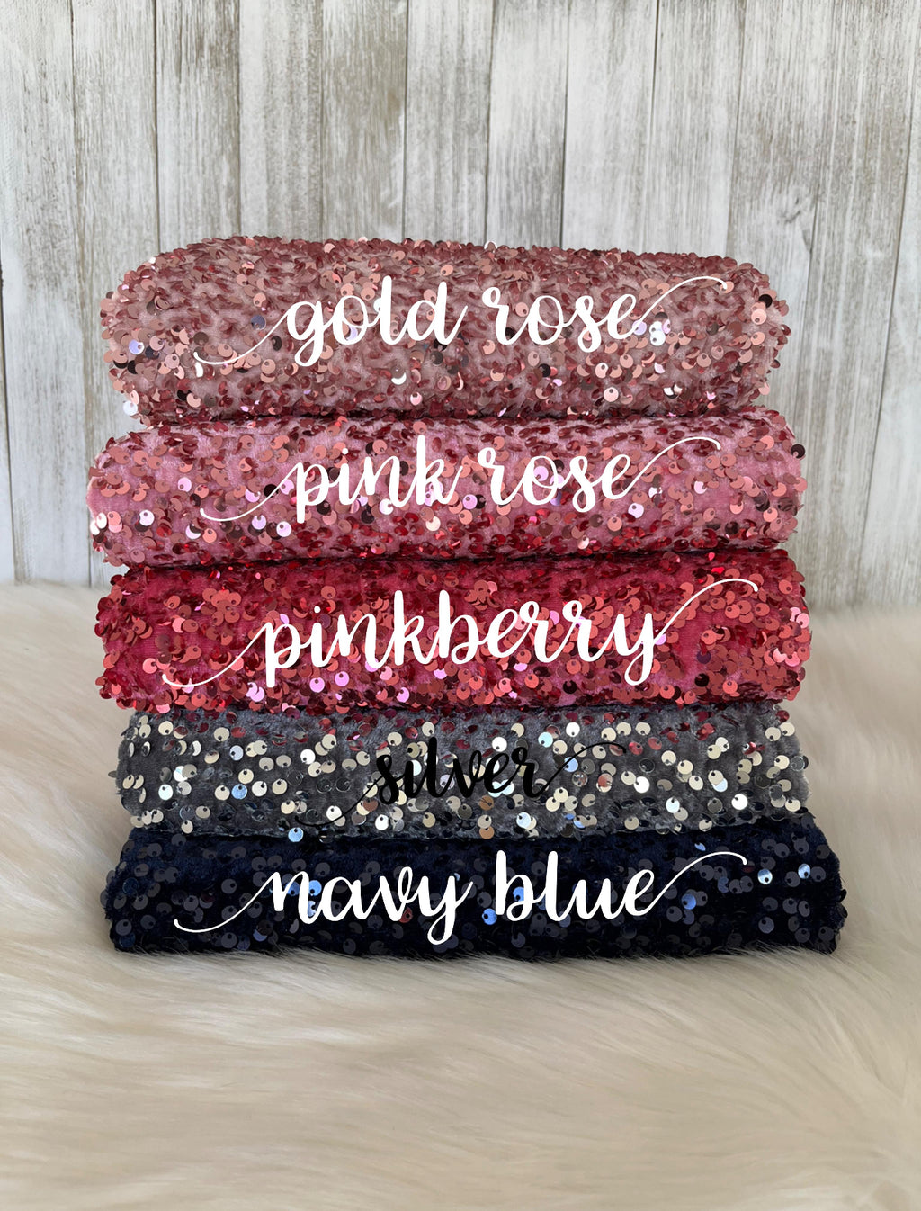 Velvet sequin navy blue