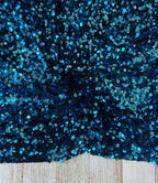 Velvet sequin COBALT