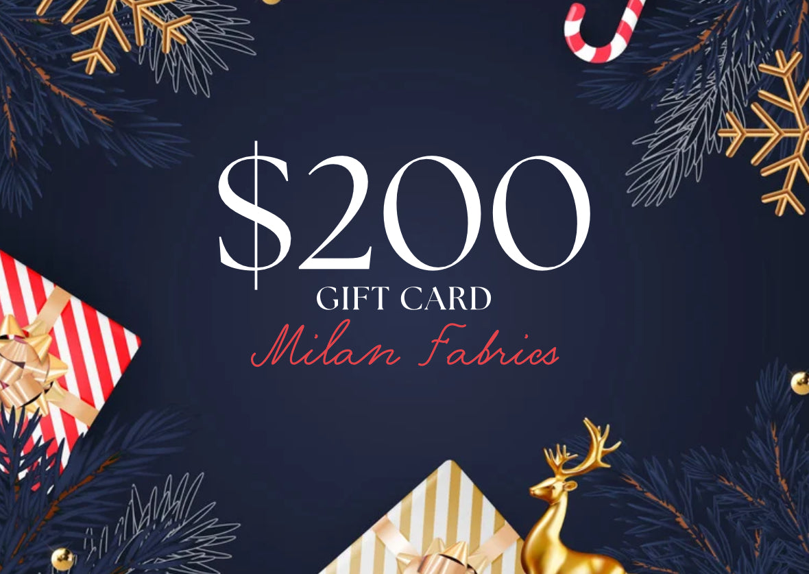 Milan Fabrics GIFT CARD