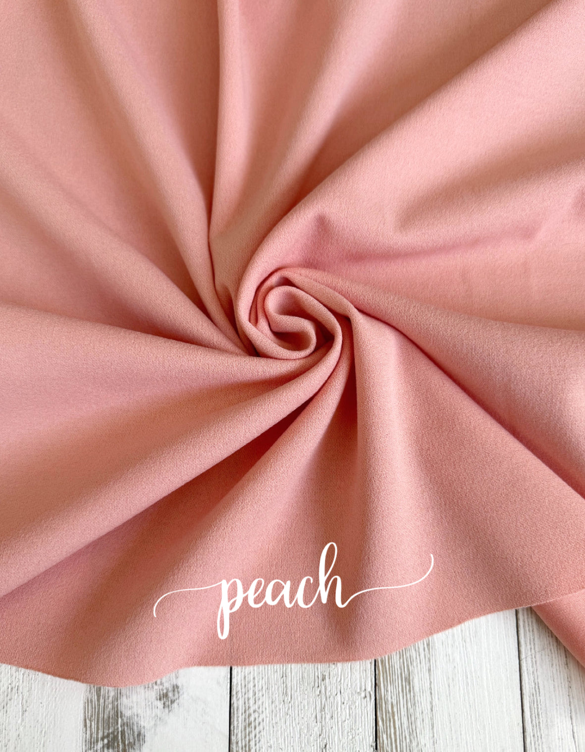 Crepe peach