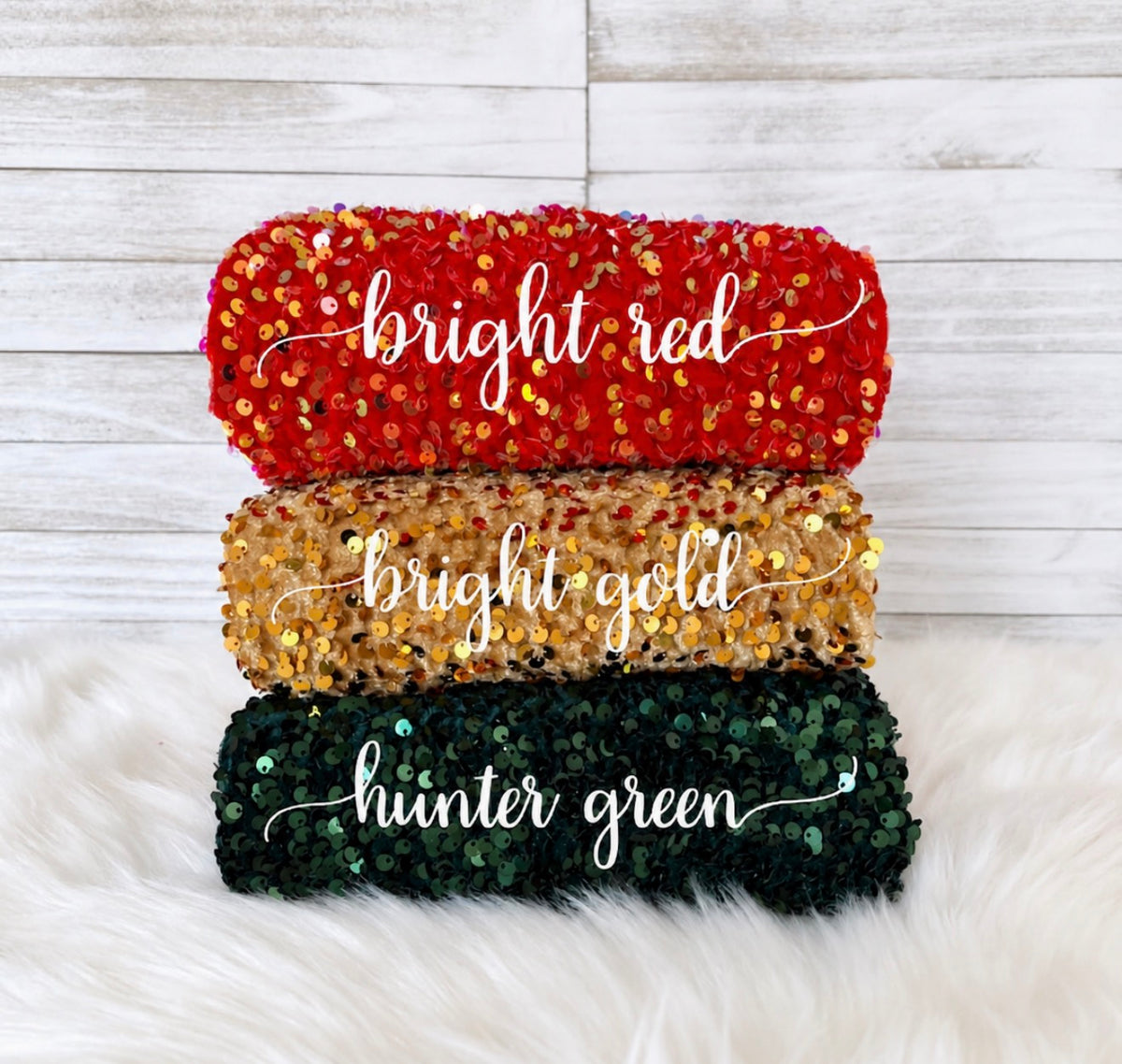 Velvet sequin