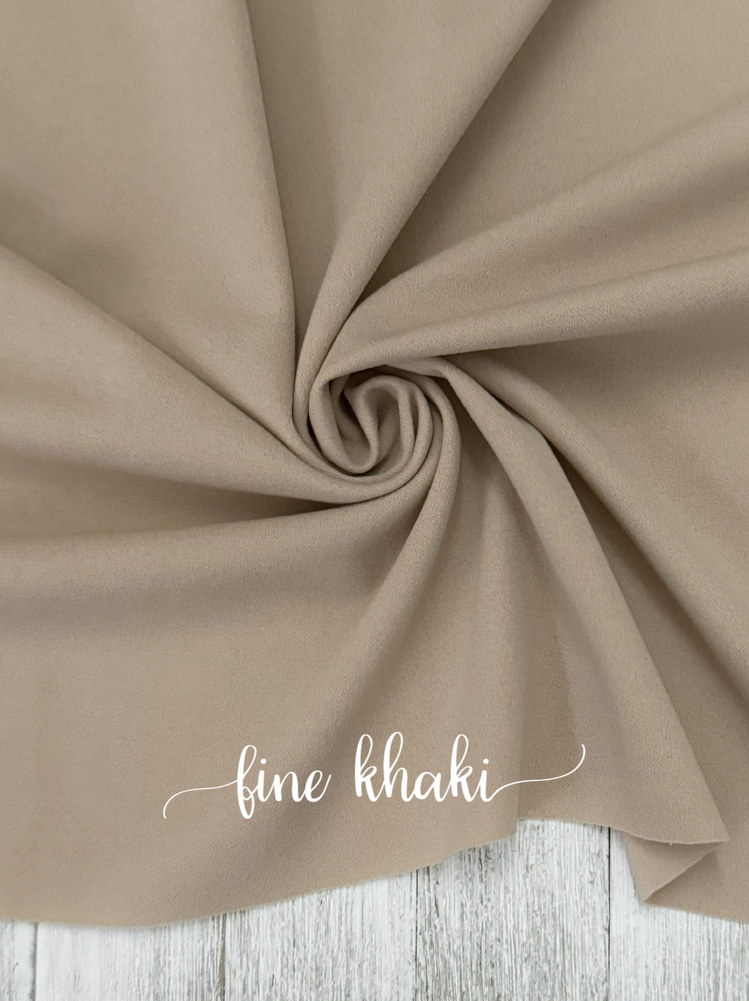 Crepe fine khaki