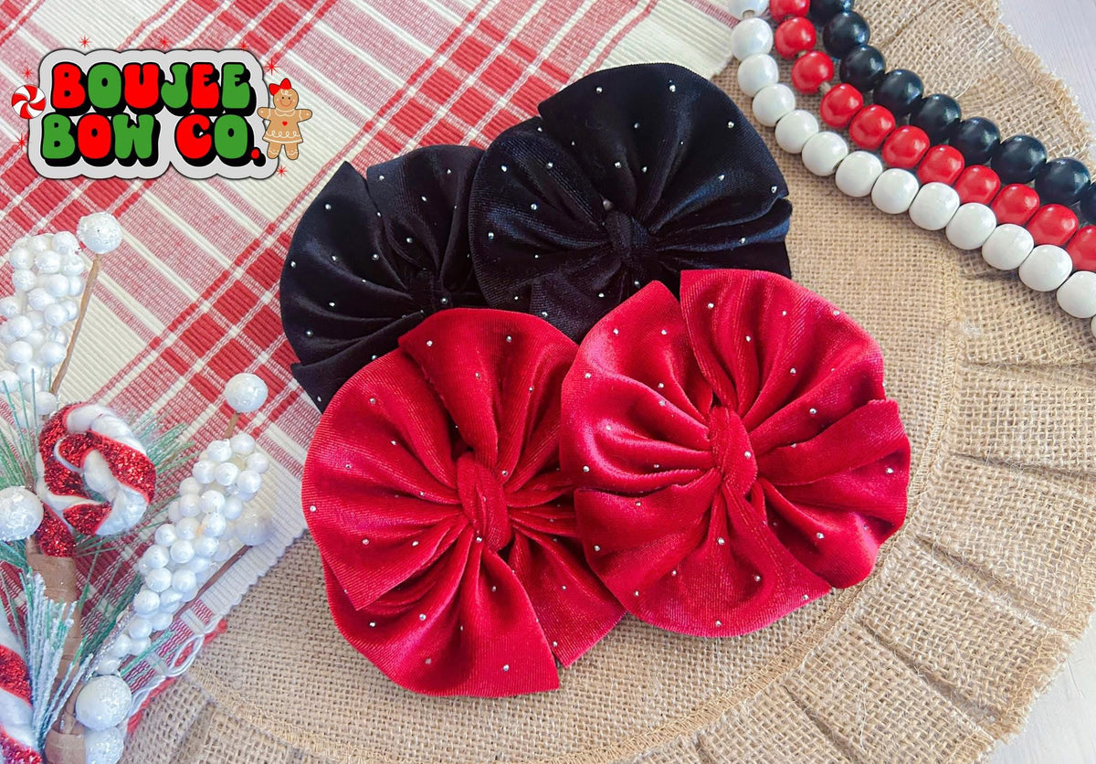 Rhinestones velvet