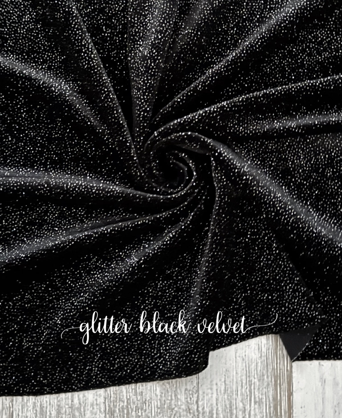 Glitter velvet