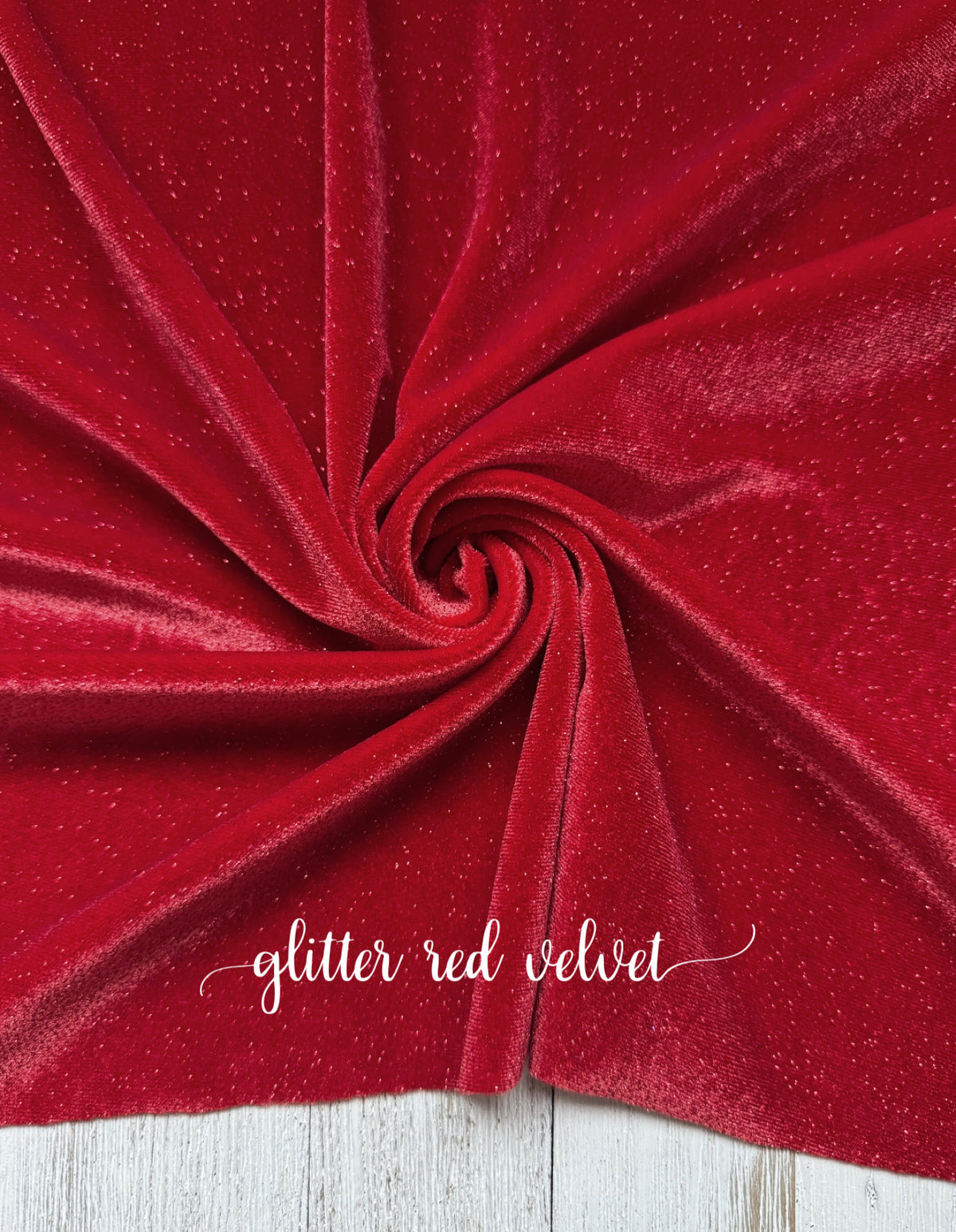 Glitter velvet