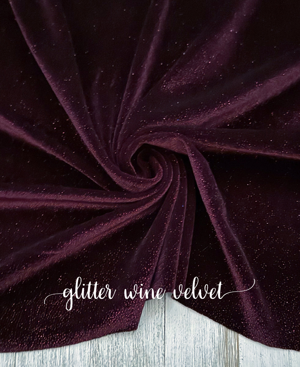 Glitter velvet