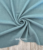 Brushed sweater rib knit