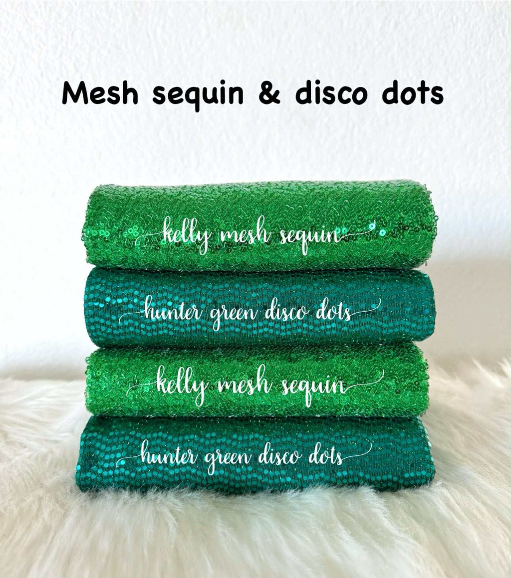 Mesh sequin & disco dots