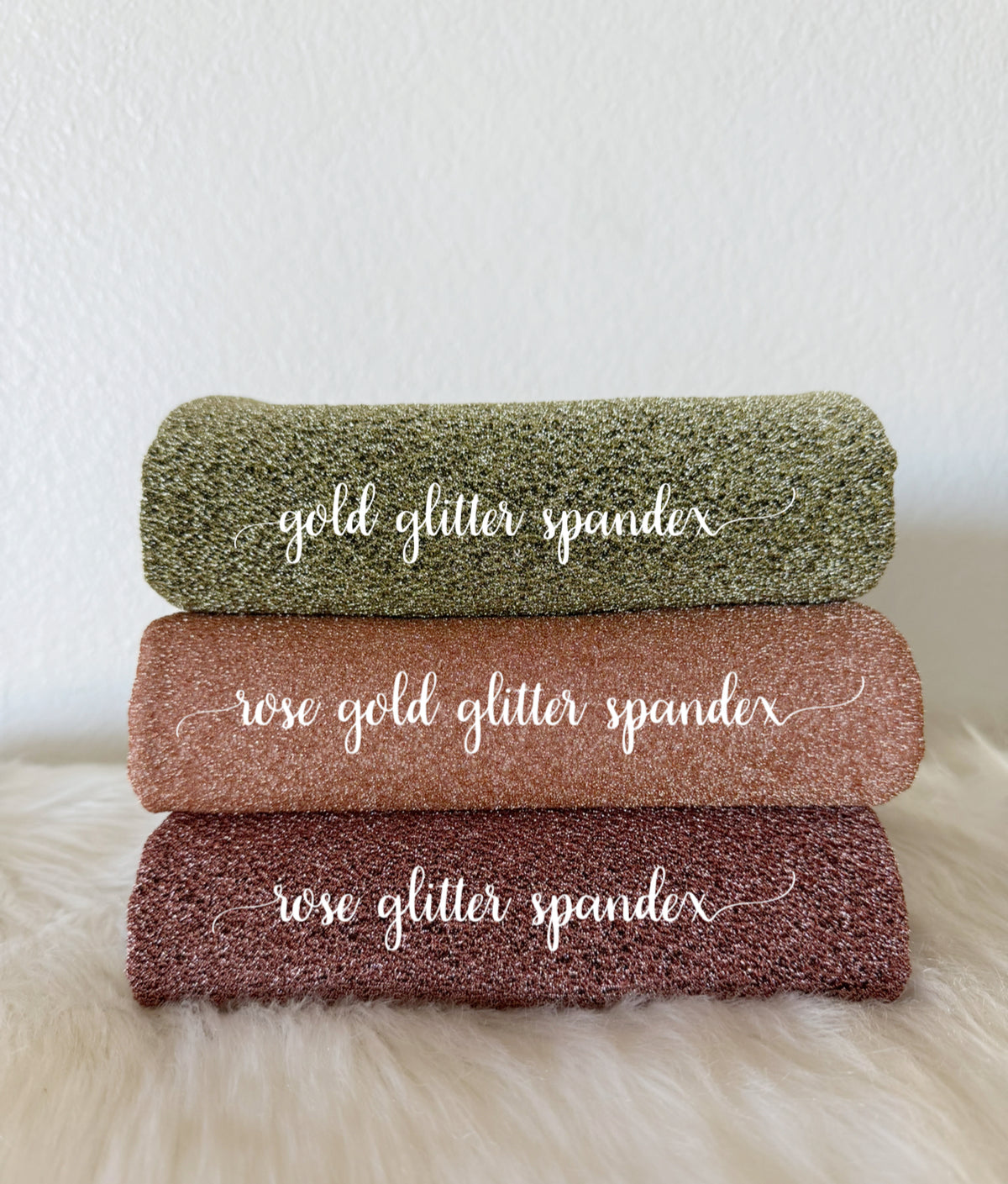 Spandex glitter