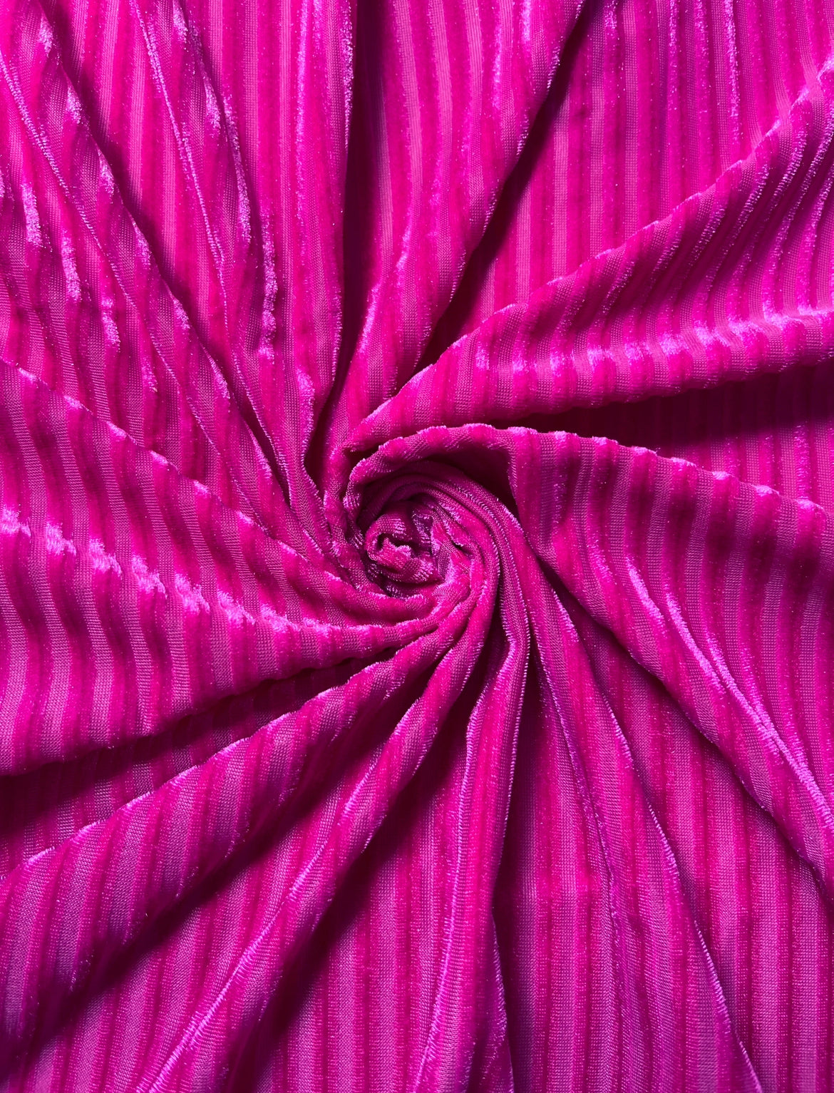 Ribbed velvet