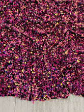 Load image into Gallery viewer, Velvet sequin HOT PINK
