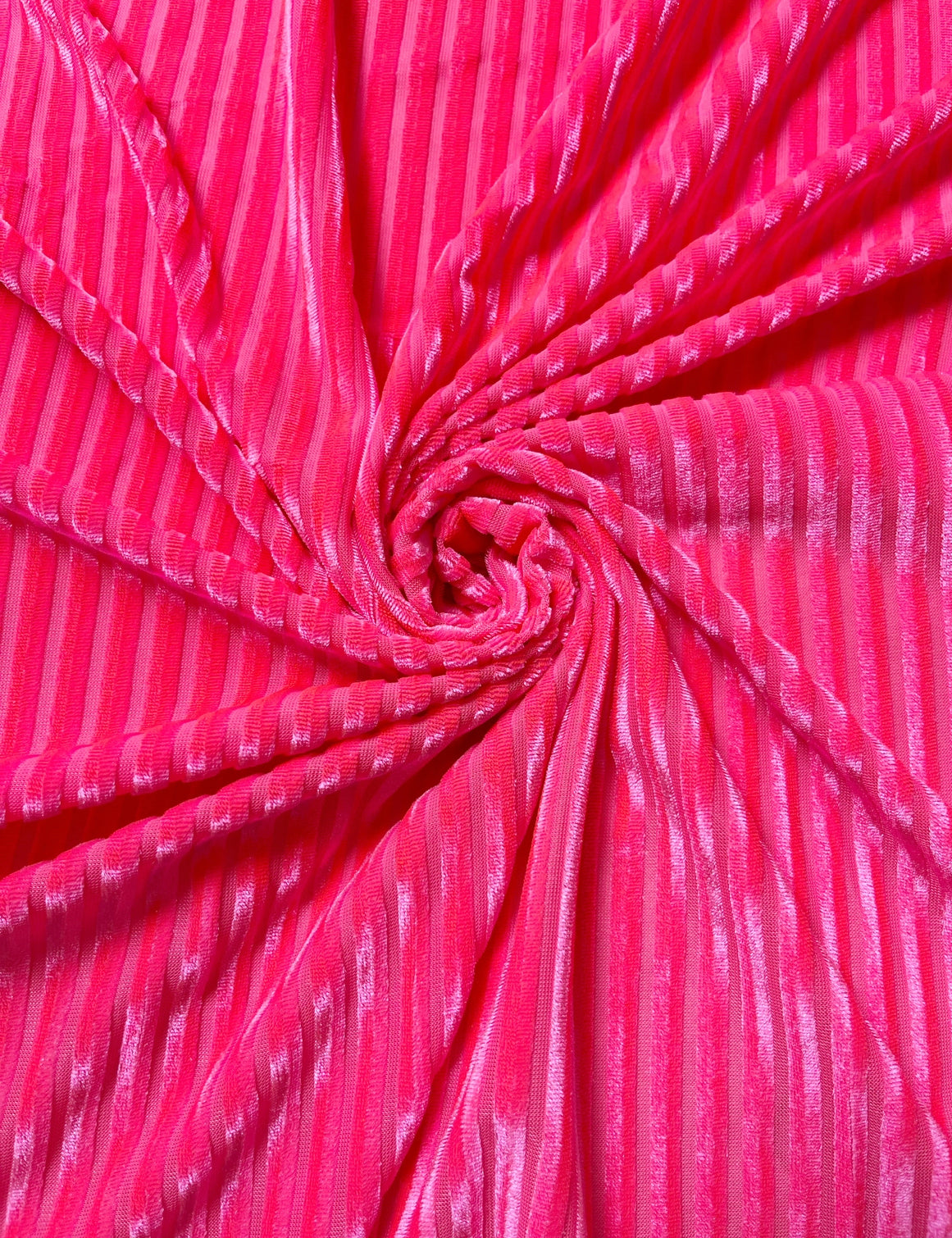 Ribbed velvet