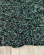 Load image into Gallery viewer, Velvet sequin AQUAMARINE
