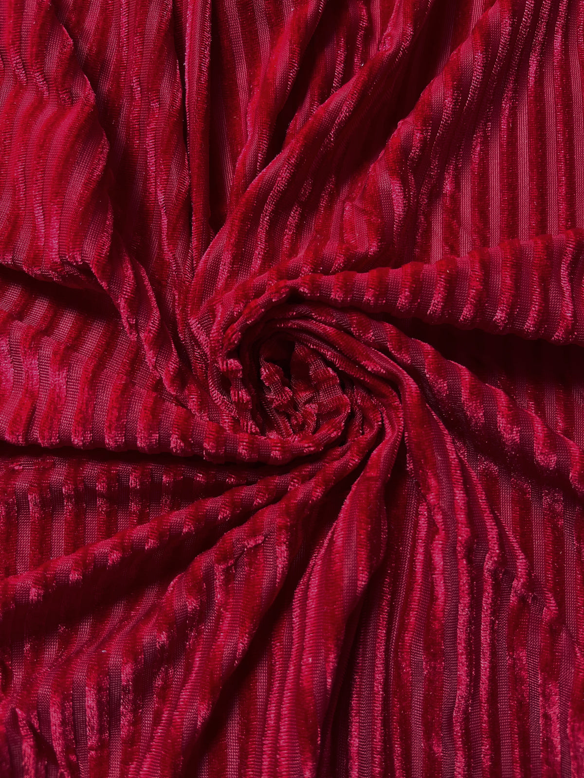 Ribbed velvet