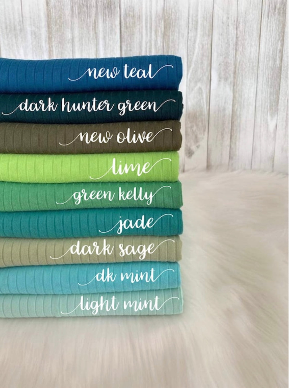 Brushed knit 8x2