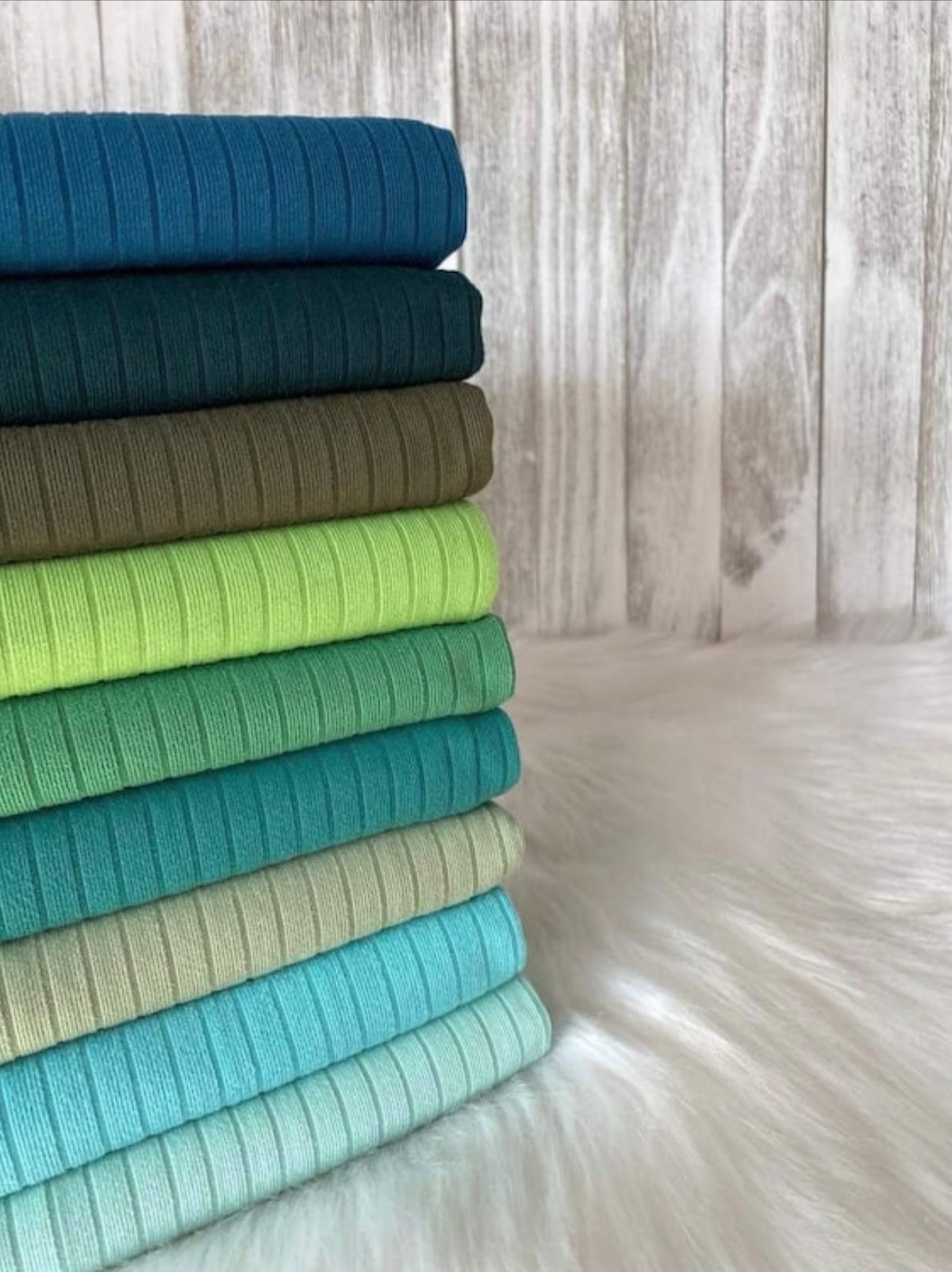 Brushed knit 8x2