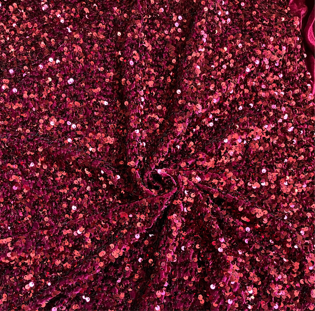 Velvet sequin