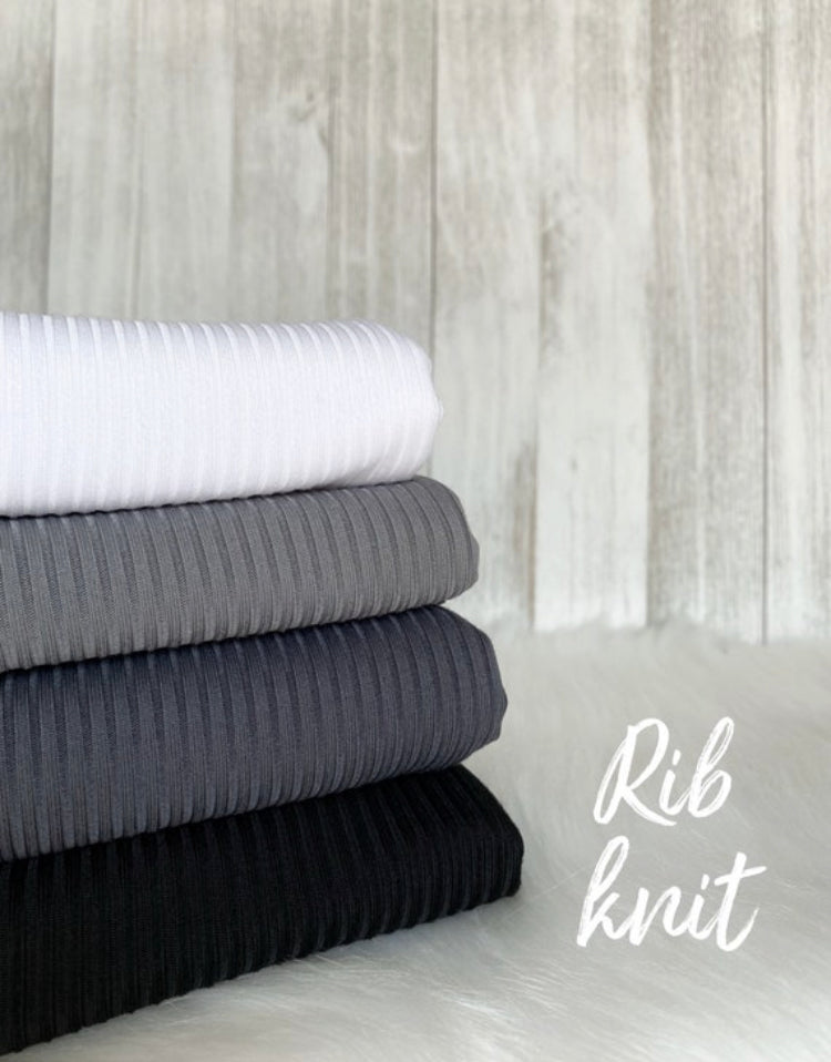 Rib knit 4x2