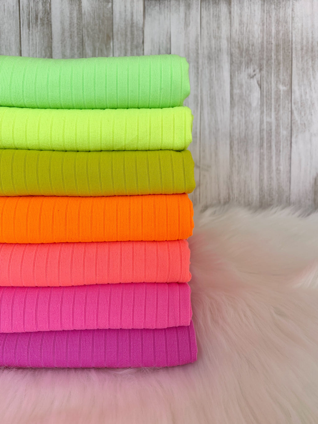 Brushed knit 8x2