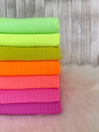 Brushed knit 8x2