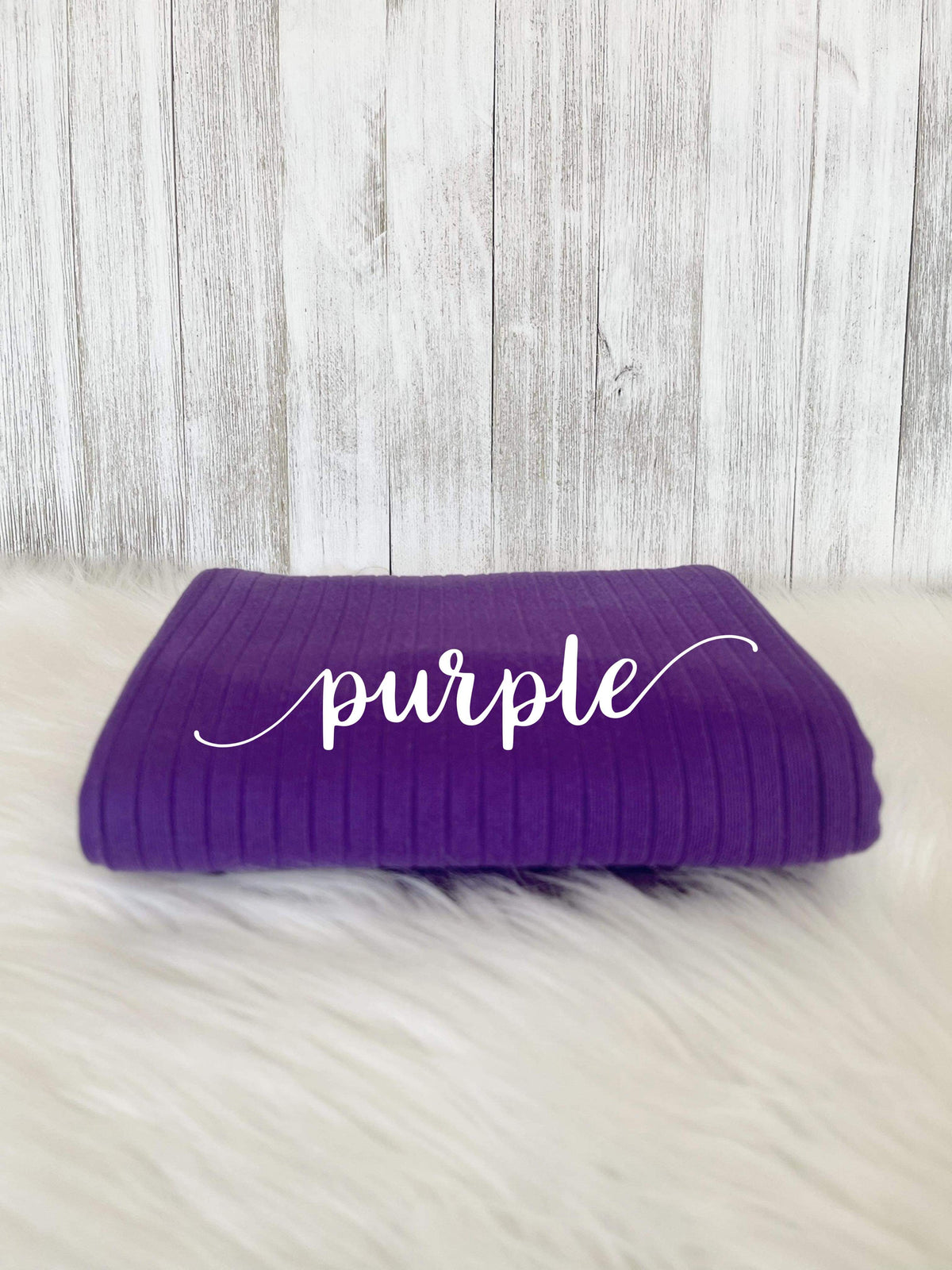 Brushed knit 8x2