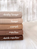 Brushed knit 8x2