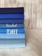 Brushed knit 8x2