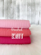 Brushed knit 8x2